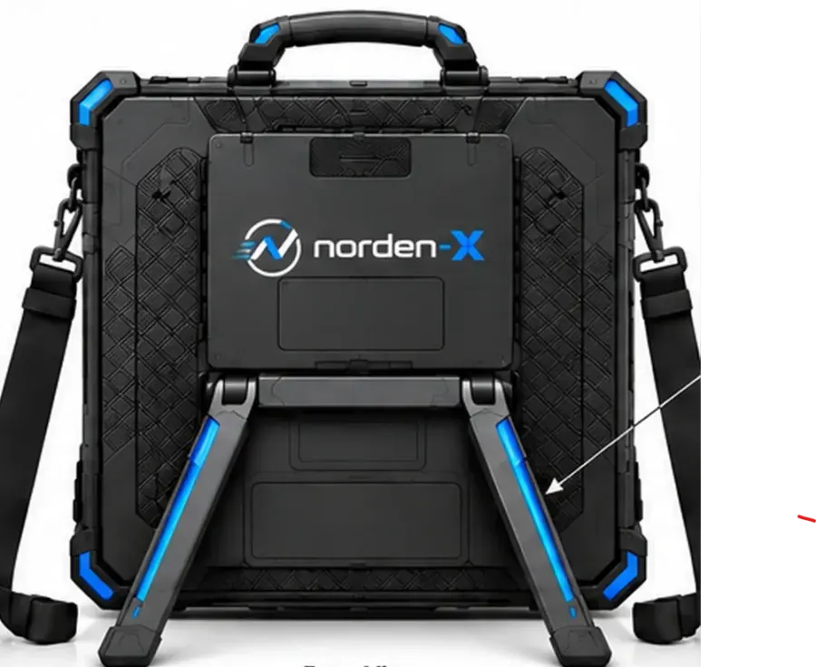 Carrying Case — Rear View